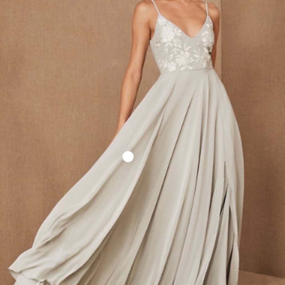 Bridesmaids BHLDN size 6 dress in fog